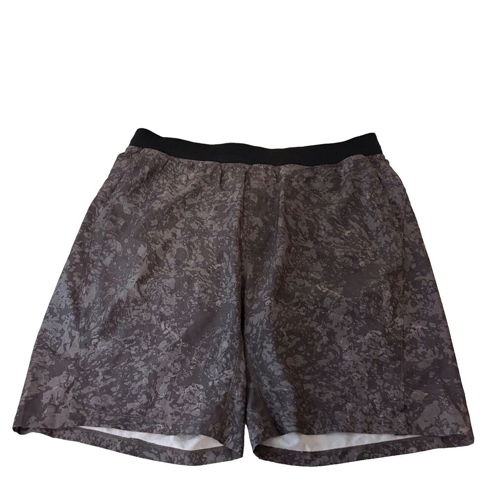 Zella Shorts Men's Large Gray Camo Pull On Active Lightweight Athletic